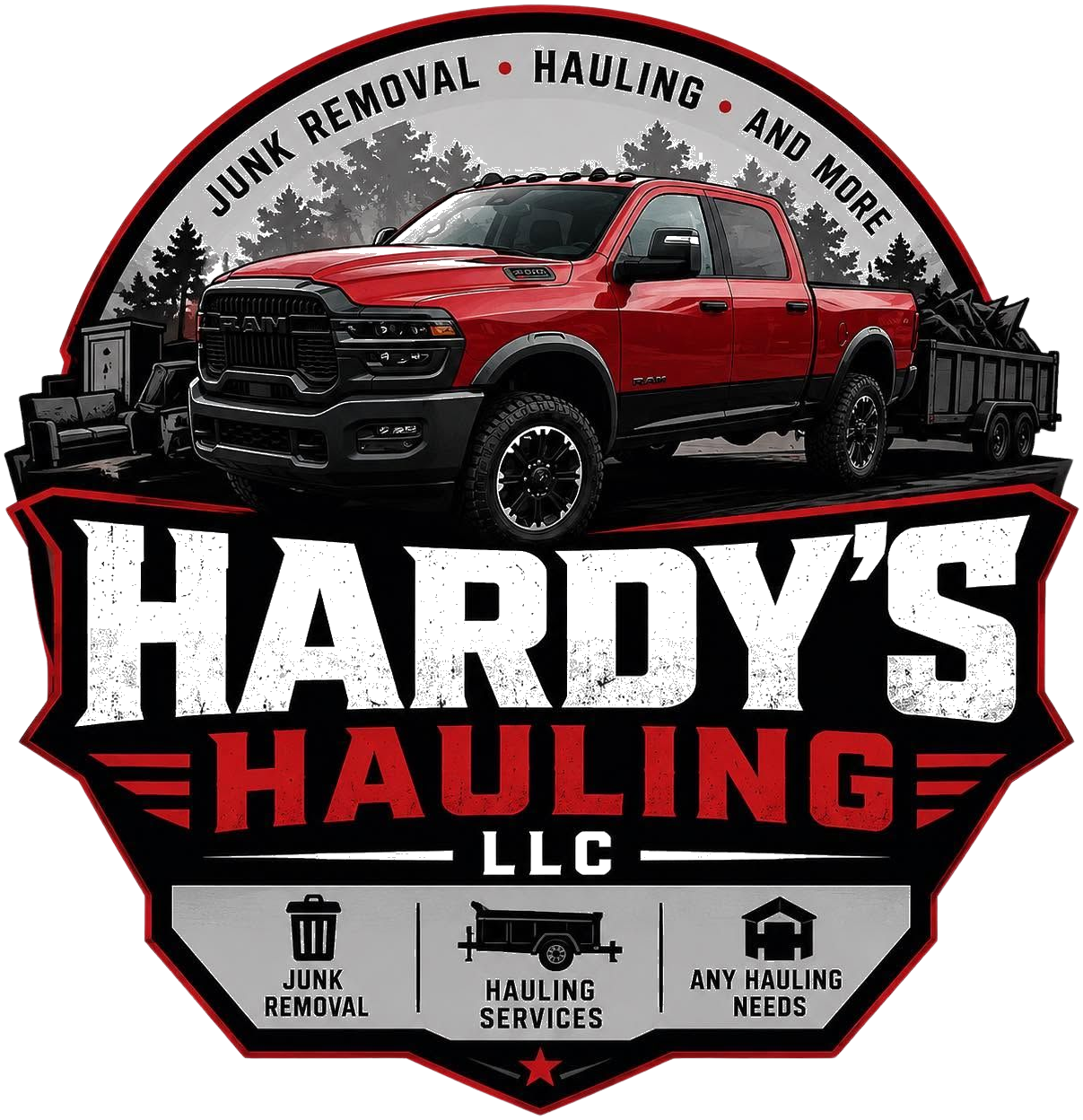 Hardy's Hauling logo